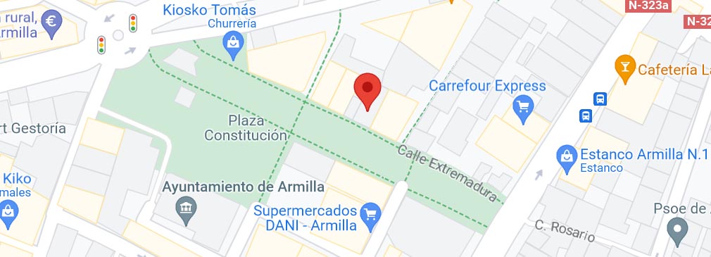 situación Registro Civil Armilla Granada